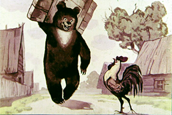 Медведь и петух